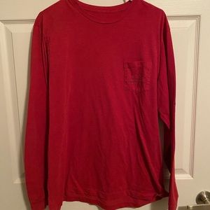 Vineyard vine Vintage Whale Long-Sleeve Pocket Tee